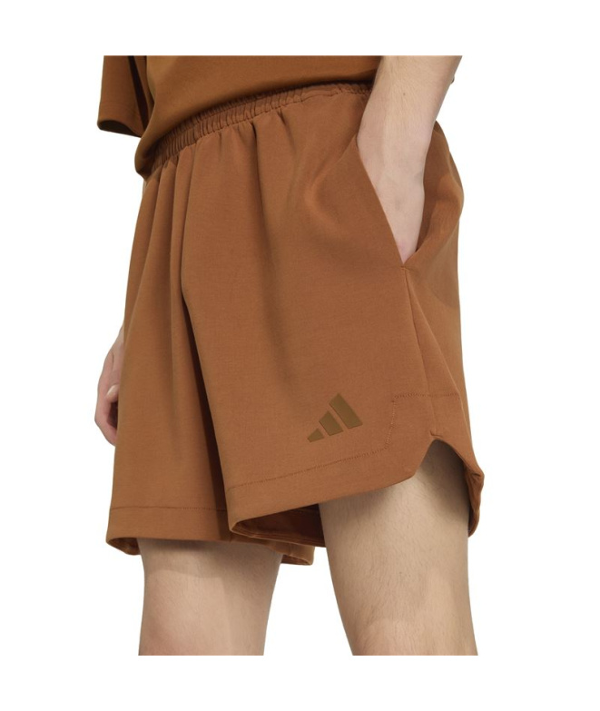 Calça curtas Homem adidas Soft Lux, cor bronze...
