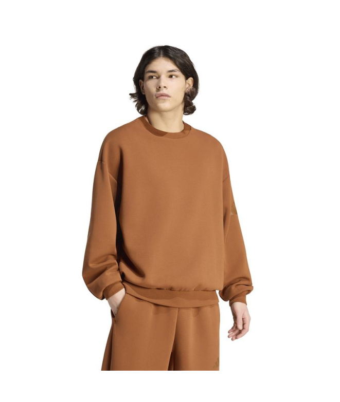 adidas Soft Lux Homem Bronze Moletom