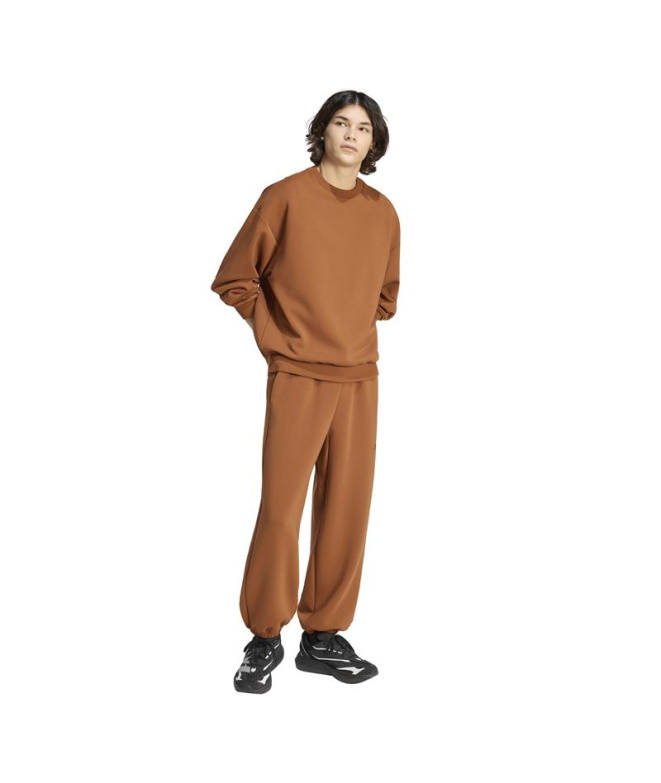 adidas Soft Lux Homem Bronze Moletom