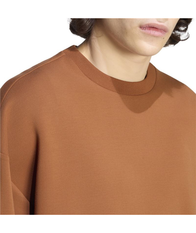 adidas Soft Lux Homem Bronze Moletom