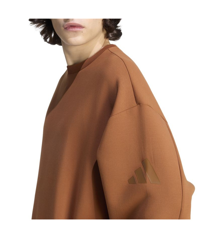 adidas Soft Lux Homem Bronze Moletom