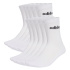 Chaussettes adidas Linear Crew 10P blanches/noires