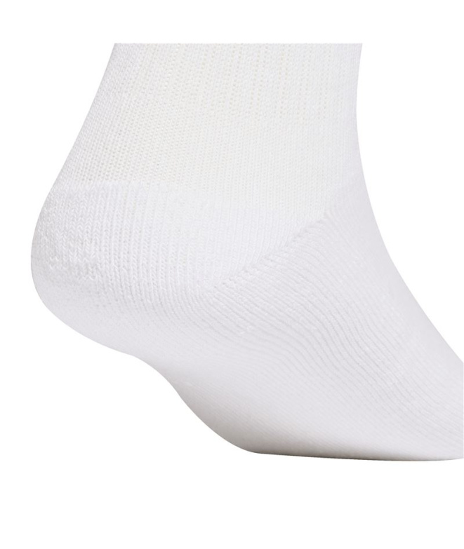 Chaussettes adidas Linear Crew 10P blanches/noires