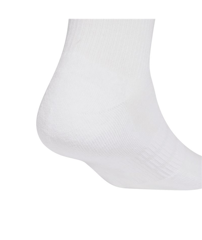 Meias adidas Essentials Crew 10P Brancas/Pretas