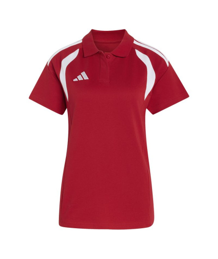 Polo Football Femme adidas Tiro26L rouge/blanc