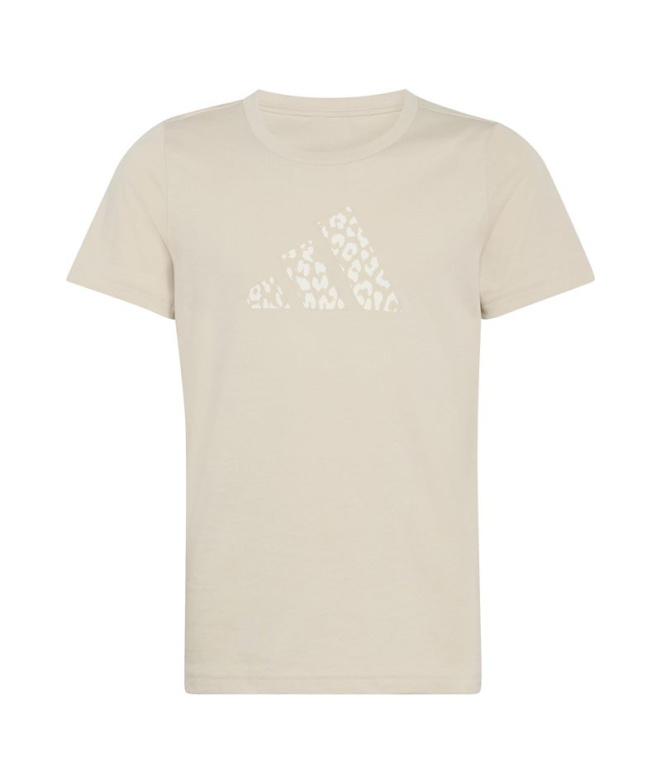 Camiseta adidas Jg Animal Menina Lycra