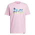 Camiseta rosa Homem adidas Photorl Crt