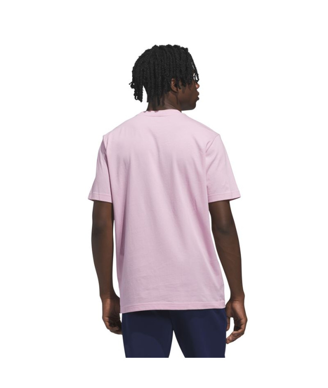 Camiseta rosa Homem adidas Photorl Crt