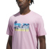 Camiseta rosa Homem adidas Photorl Crt