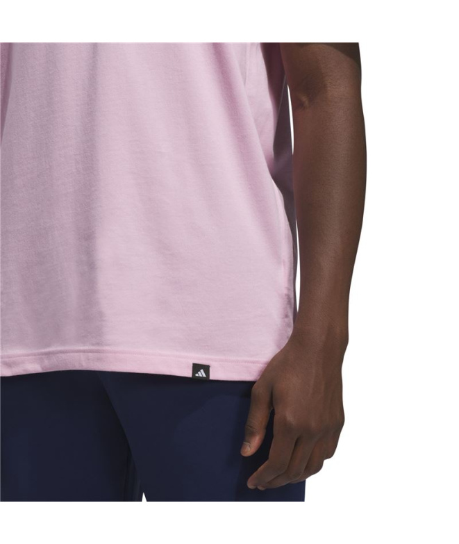 Camiseta rosa Homem adidas Photorl Crt