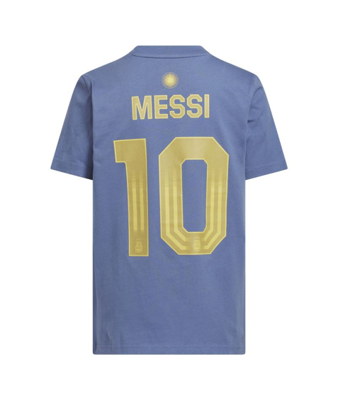 T-shirt Football Enfant adidas Messi N&N bleu