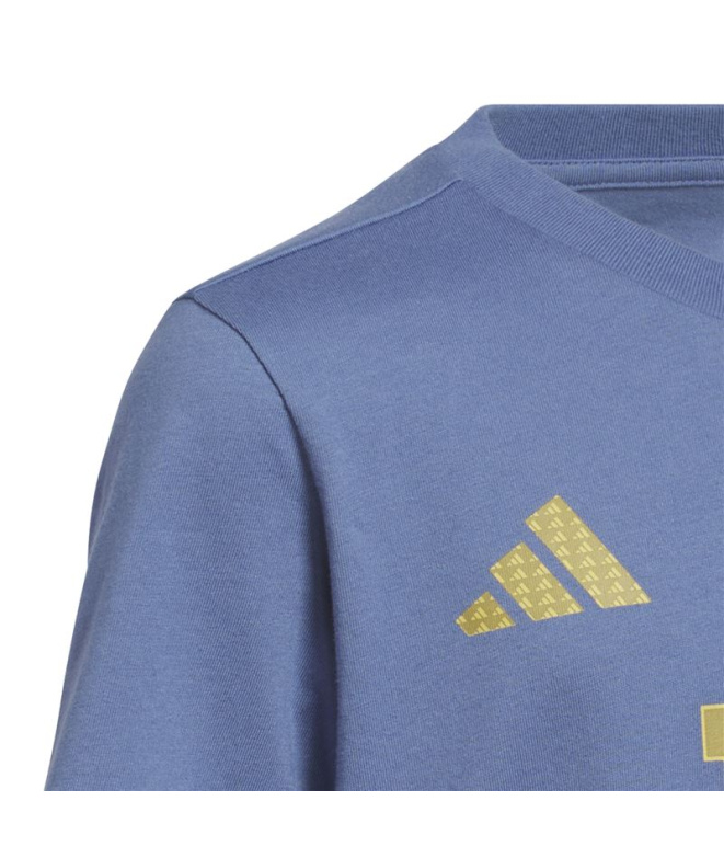 T-shirt Football Enfant adidas Messi N&N bleu