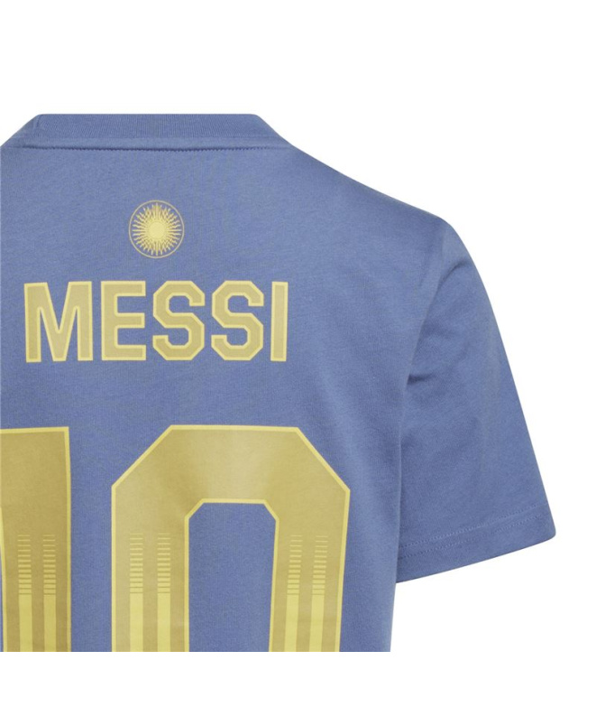 T-shirt Football Enfant adidas Messi N&N bleu
