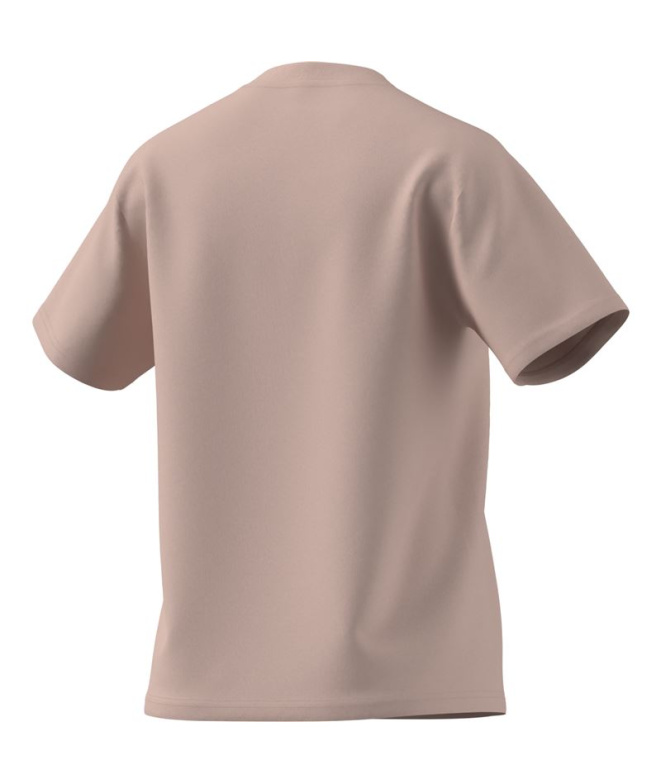 Camiseta Mulher rosa adidas Slide com decote em V