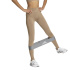 Malhas Fitness adidas Workout Essentials Knit Scrunch 7/8 Mulher cor marrom giz.