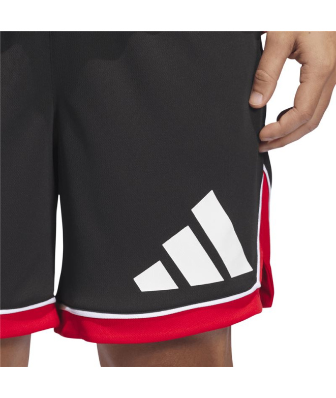 Calça Basquetebol Homem adidas Bos Short preta
