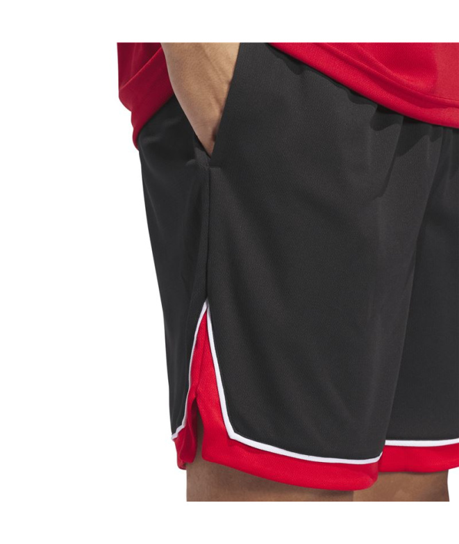 Calça Basquetebol Homem adidas Bos Short preta