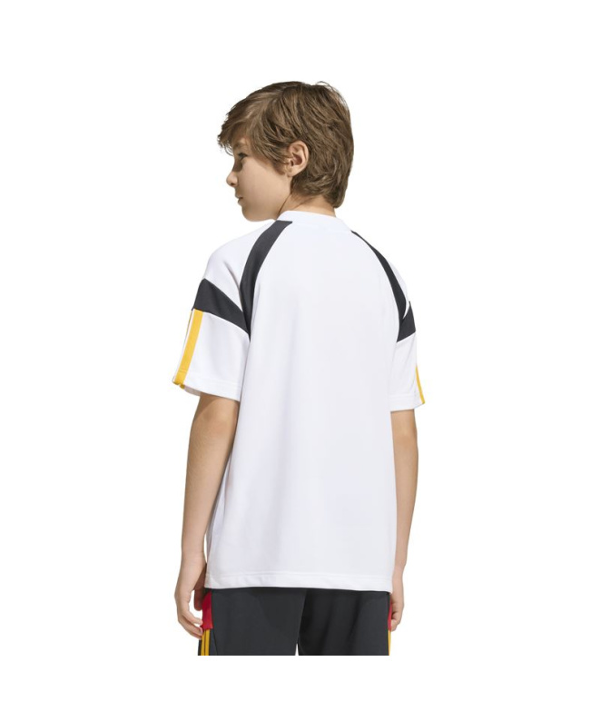 T-shirt adidas Hot Enfant Blanc/Doruni/Rouge/Noir