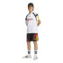 T-shirt adidas Hot Enfant Blanc/Doruni/Rouge/Noir