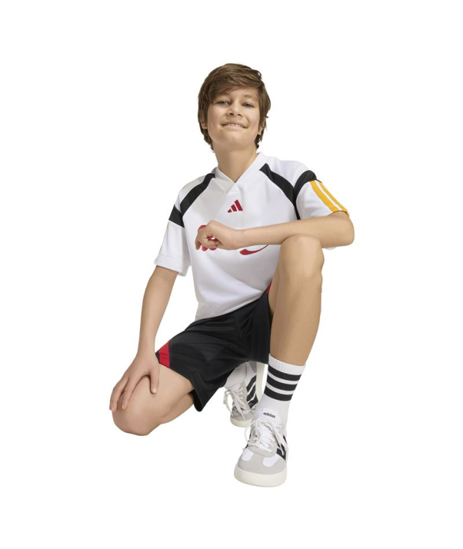 T-shirt adidas Hot Enfant Blanc/Doruni/Rouge/Noir