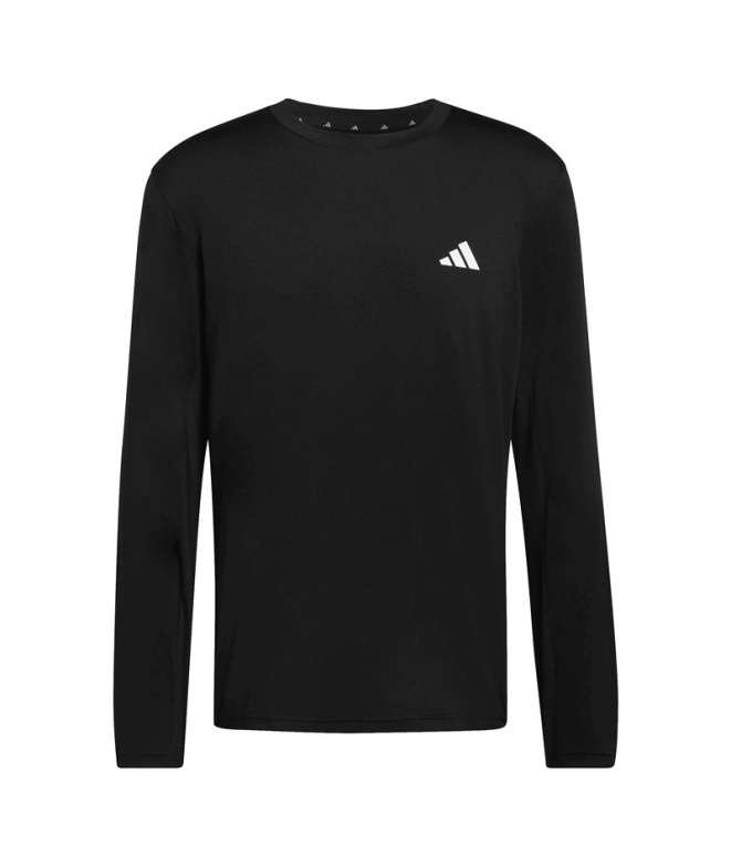 T-shirt Fitness adidas We Flex LS Homme noir