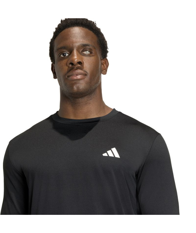 T-shirt Fitness adidas We Flex LS Homme noir