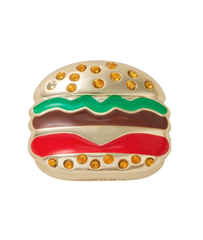 Hambúrguer Charm Crocs Gold