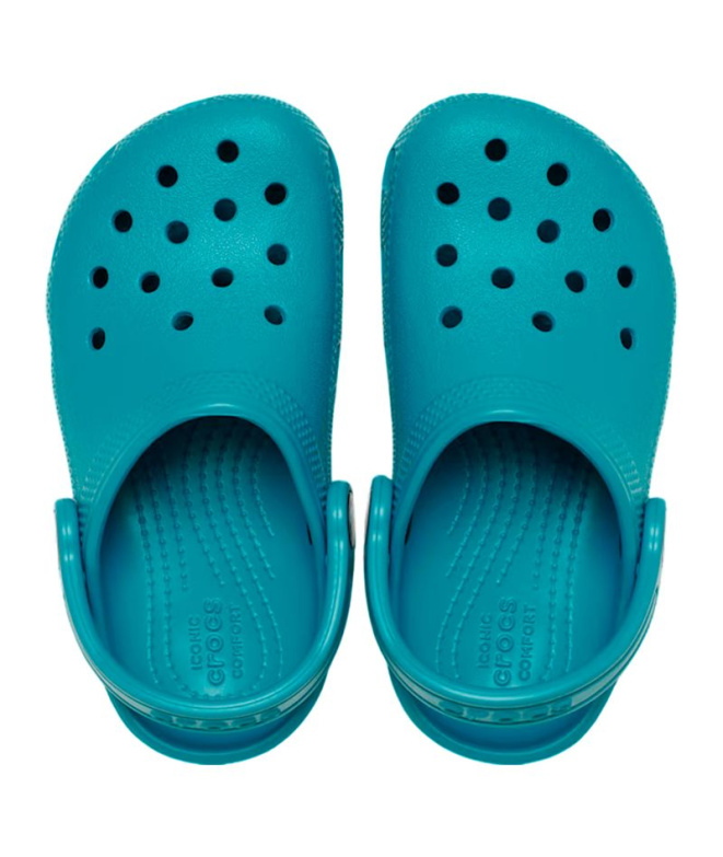 Sabots Crocs Classic T Enfant bleus