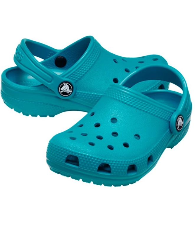 Sabots Crocs Classic T Enfant bleus