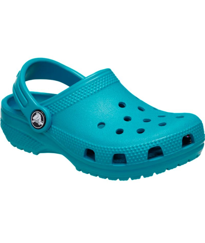 Zuecos Crocs Classic Clog T Infantil Azul