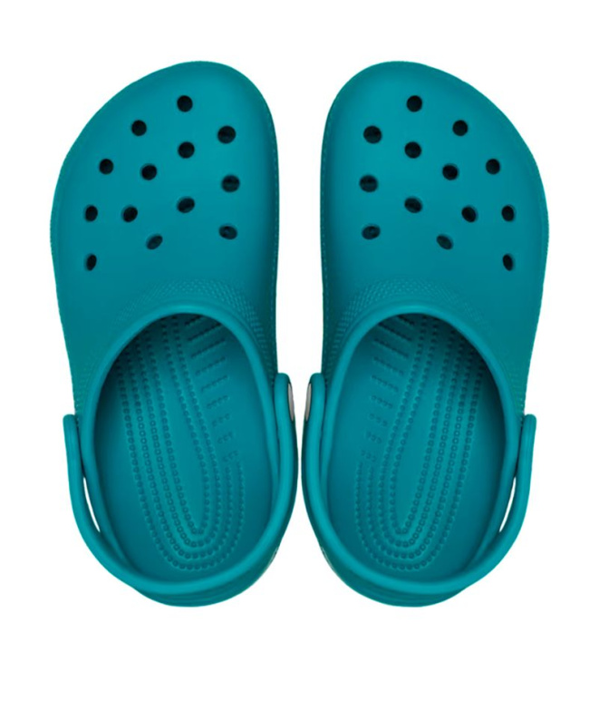 Crocs Classic Clog K Infantil Turbo Teal Tamancos