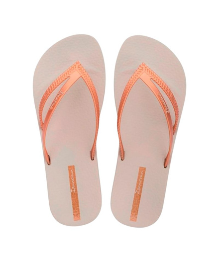 Chanclas Ipanema Bossa Soft V Fem Mujer Beige