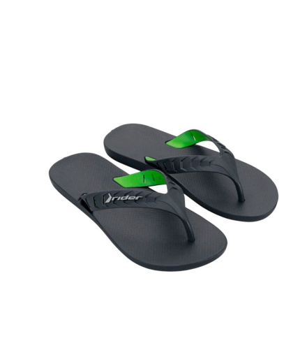 Tongs noires Rider Street Duo Homme