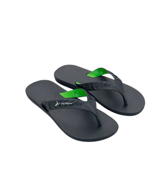 Tongs noires Rider Street Duo Homme