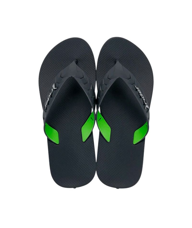 Tongs noires Rider Street Duo Homme