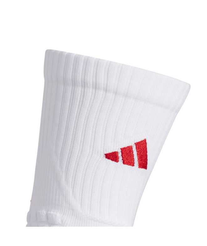 Meias Basquetebol adidas Select brancas/vermelhas
