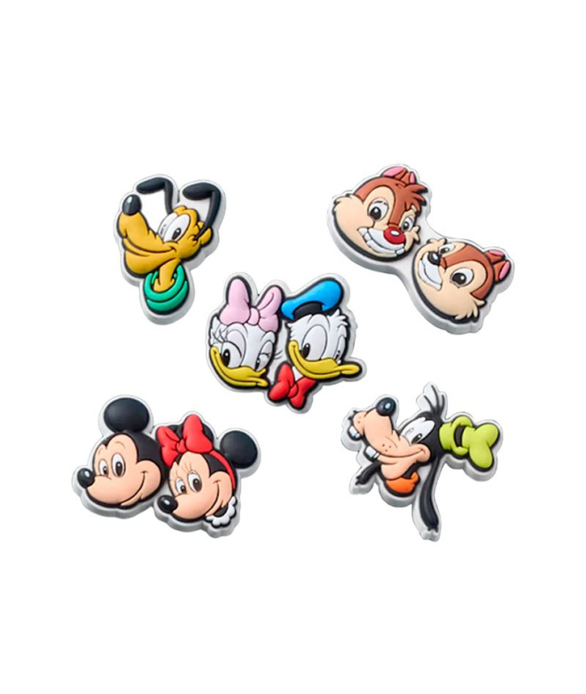 Crocs Charm Mickey et ses amis en PVC, Pack de 5