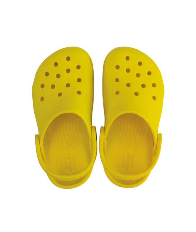 Zuecos Crocs Classic Lemon Infantil