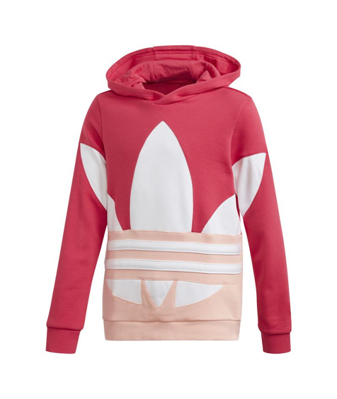 Sweatshirt adidas Trifolio rosa Crianças