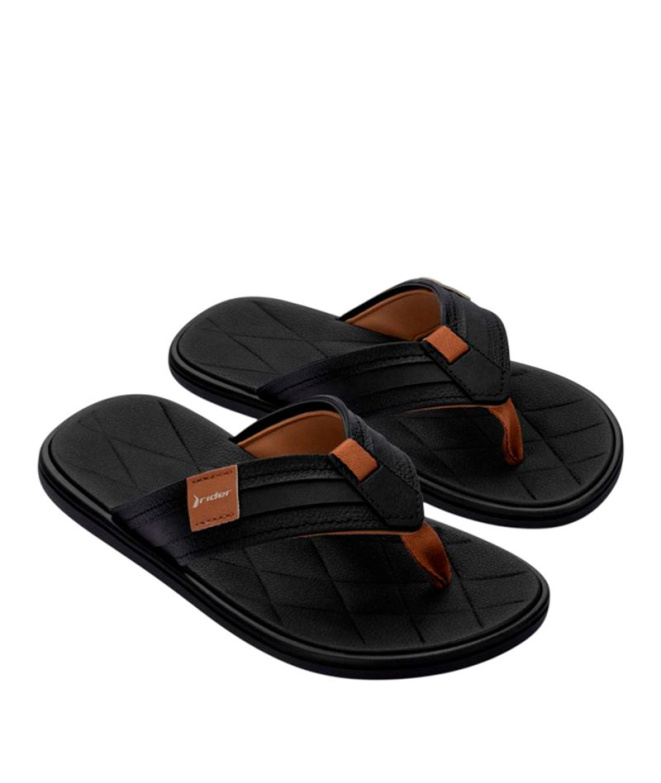 Tongs noires Homme Rider Malta