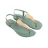 Sandales vertes Ipanema Class Flora pour Femme