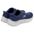Sapatilhas Skechers Go Walk Flex - Carla Azul em Tecido com Detalhes em Verde Mulher
