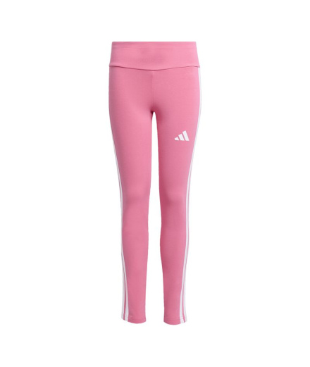 Malhas adidas Jg 3 Stripes Leg 230 Menina rosa/brancas