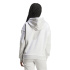 Sweat Femme adidas 3 Stripes FL HD Brgrcl / Blanc