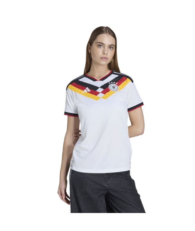 Camiseta de Fútbol adidas Alemania 26 Mujer Blanco