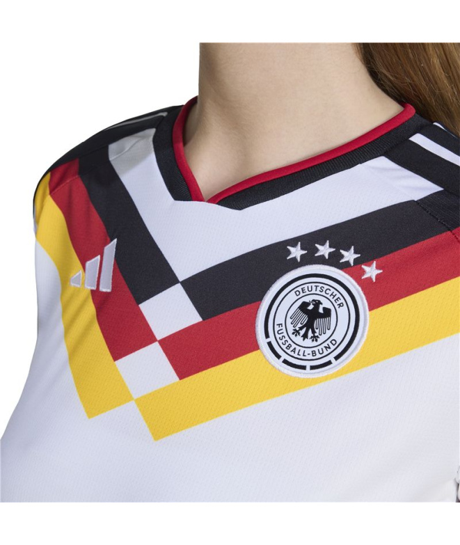 Camiseta de Fútbol adidas Alemania 26 Mujer Blanco