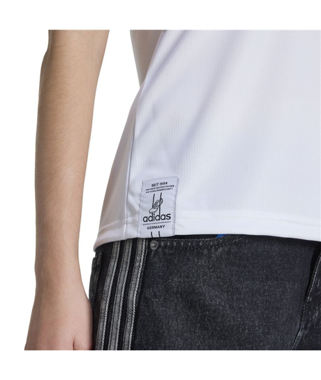 Camiseta de Fútbol adidas Alemania 26 Mujer Blanco