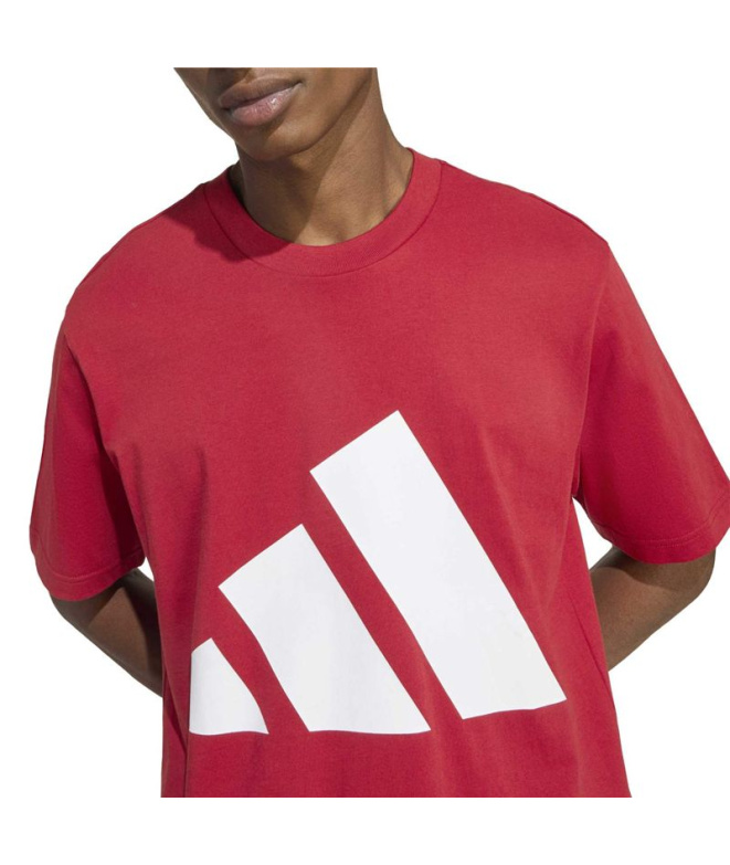 Camiseta adidas Big Logo Sj Hombre Maract/Blanco