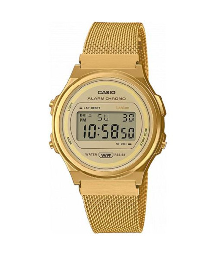 Reloj Casio A171WEMG-9AEF Round digital with Mesh band