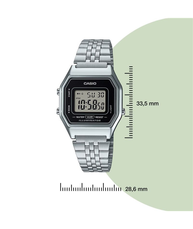 Montre Casio Vintage Iconique argentée